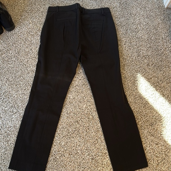 J Crew Stretch Black Pants, Size 8 Short, Line New - Picture 6 of 6